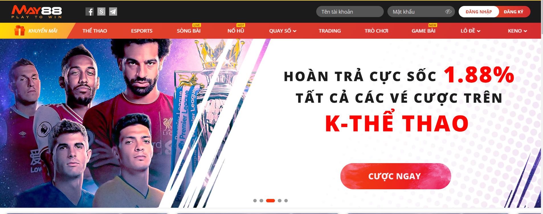 Tips bóng đá từ nhà cái May88