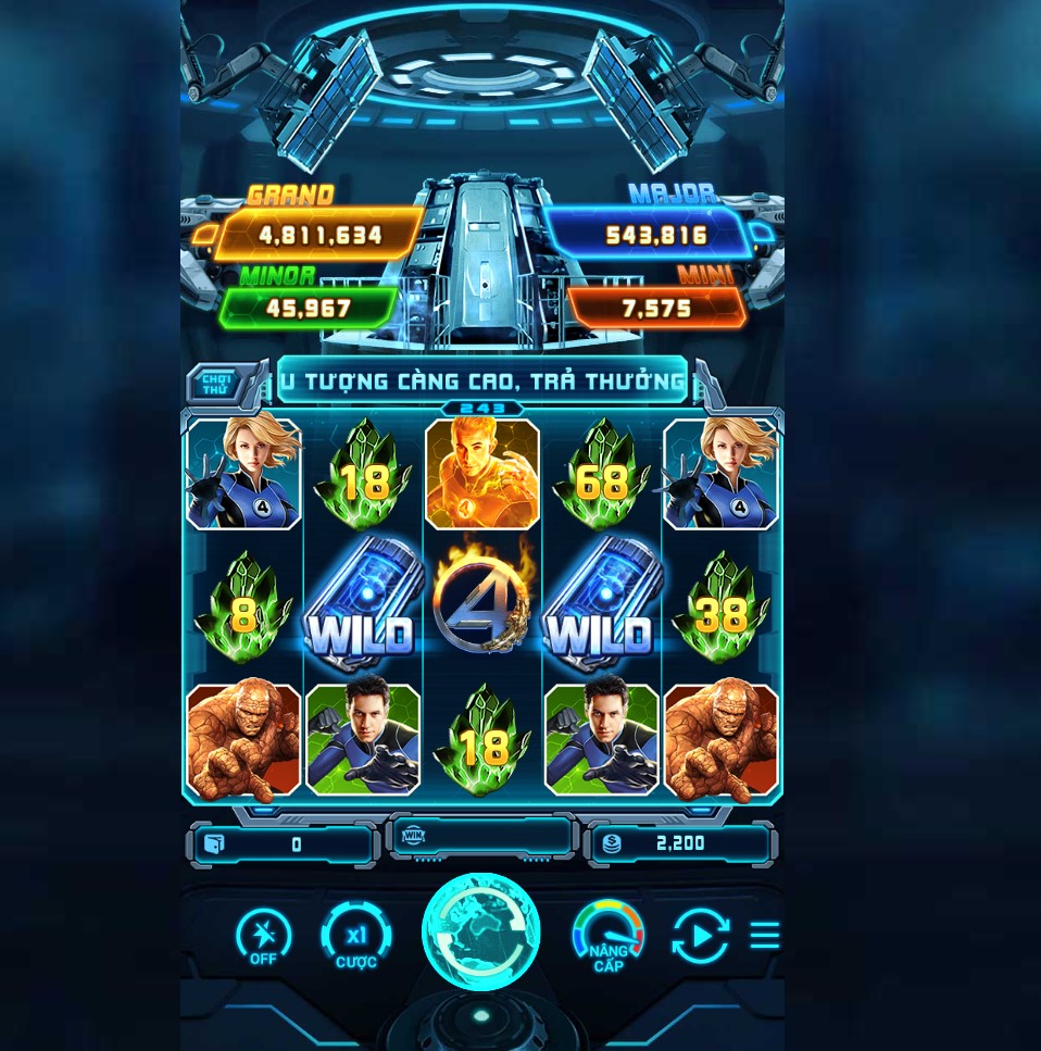 Những điểm thu hút của game Fantastic 4 May88