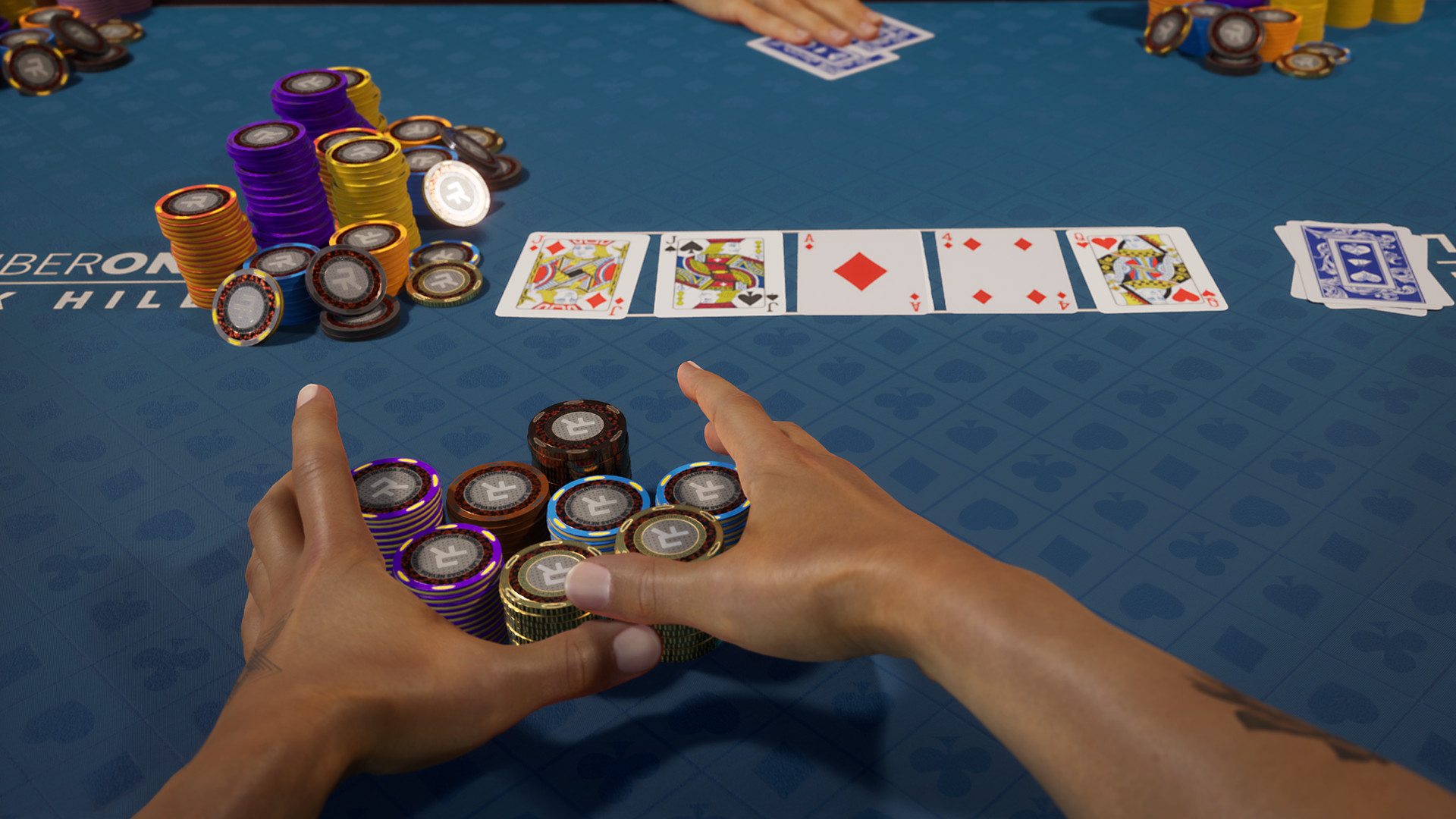 Diễn biến một ván bài Poker Omaha trên May88 club