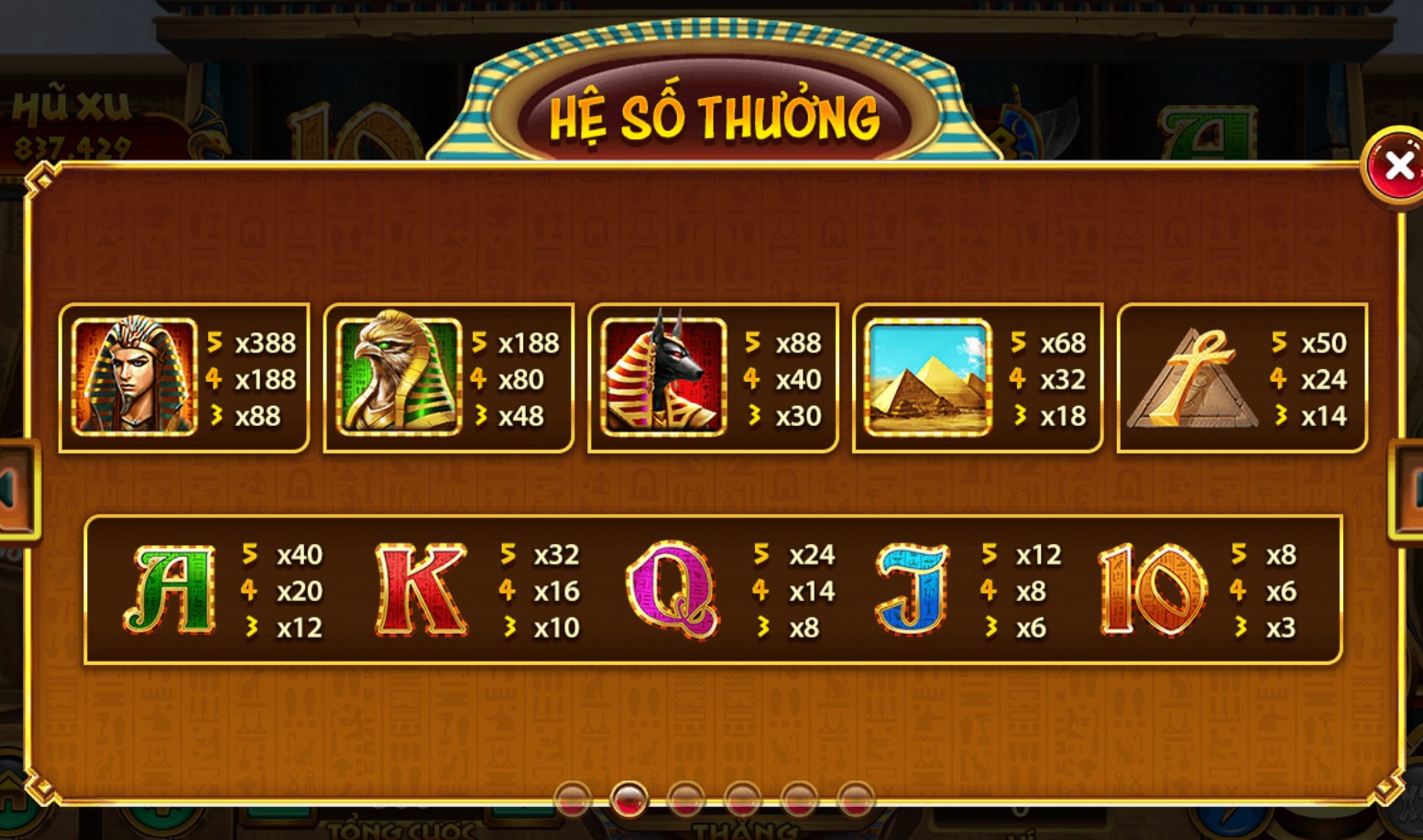 Hướng dẫn cách chơi bí mật Cleopatra tại nhà cái May88