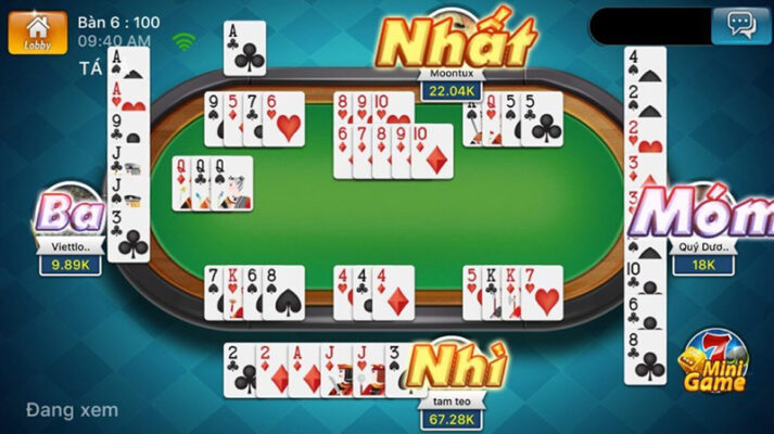 Những thuật ngữ nên nắm khi chơi tả lá tại May88