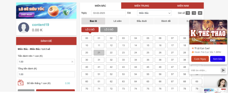 Đôi nét về lô xiên 3 miền tại May88 