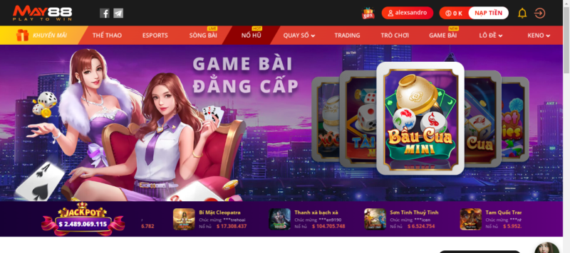 Bí quyết chơi nổ hũ bầu cua mini tại May88 Club