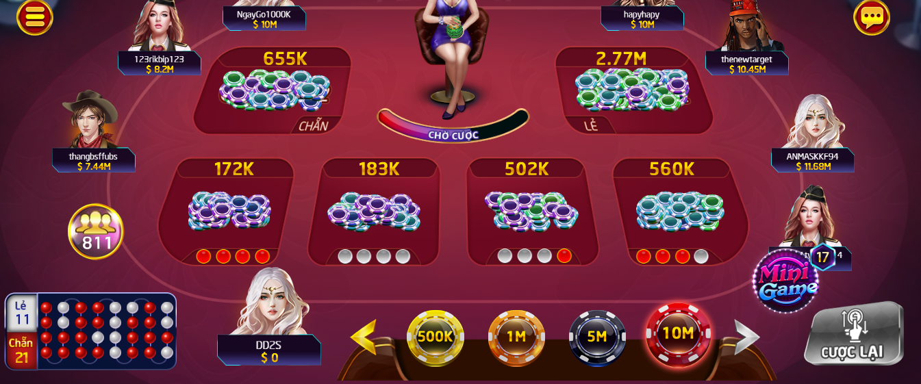 Các bước tham gia chơi xóc đĩa tại May88 Club