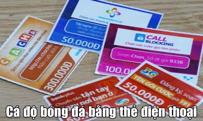 Cá cược bóng đá May88 bằng thẻ cào như thế nào?