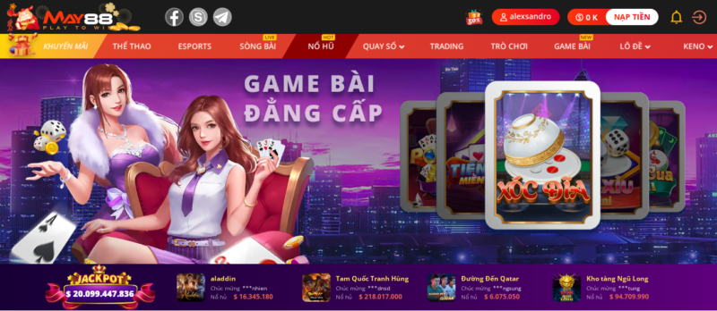 Top 3 mini game nổ hũ hay nhất tại nhà cái May88