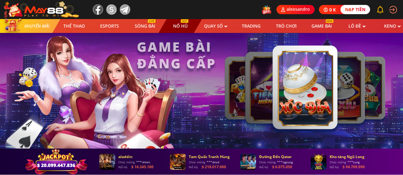Top 3 mini game nổ hũ hay nhất tại nhà cái May88